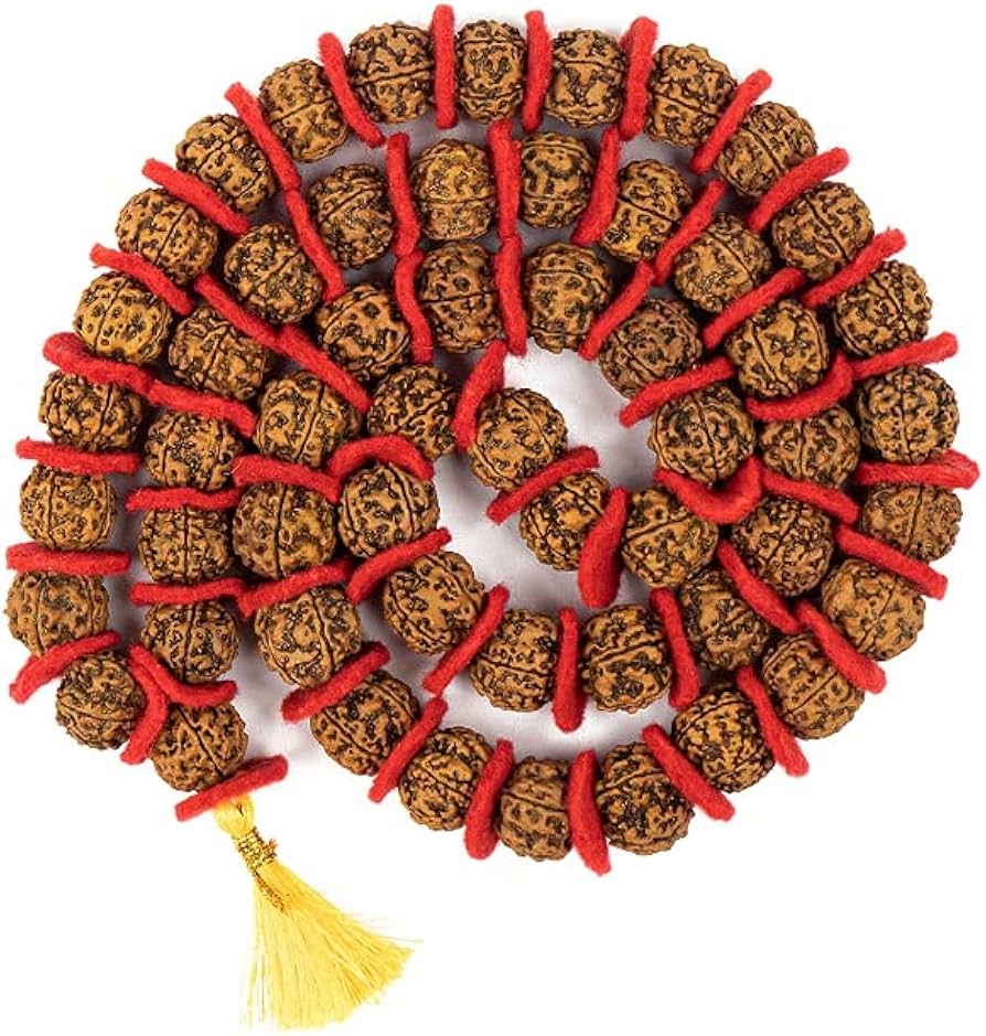 Original Nepali Certified Big Size Natural Rudraksha Mala - Image 2